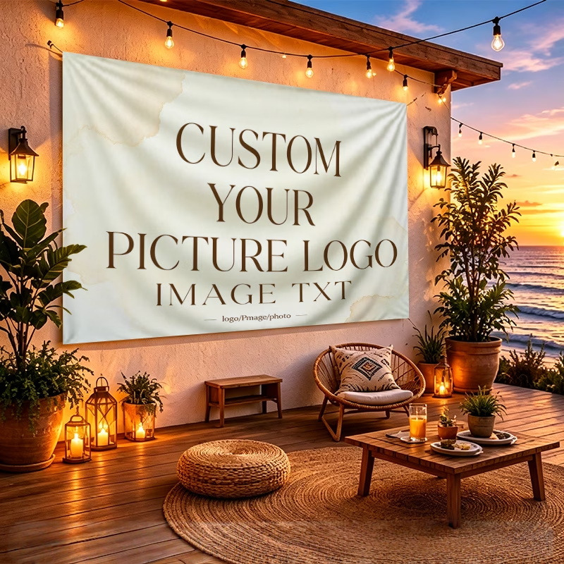 Commercial Printing Images - أعلام مخصصة مناسبة للشعارات والصور الشخصية،