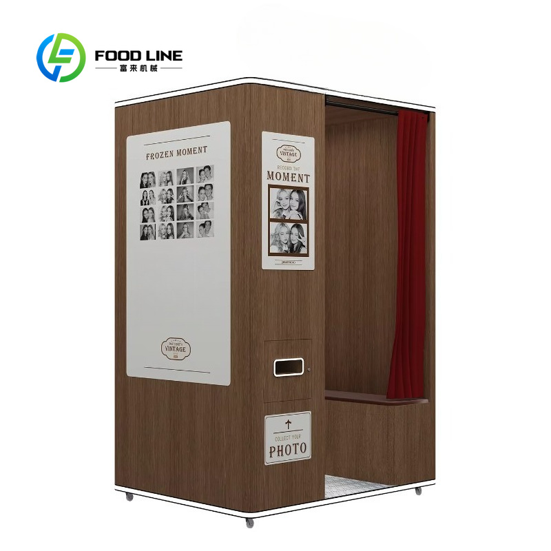 Commercial Photo Printing Kiosk - كشك تصوير سيلفي مخصص بتصميم عتيق،