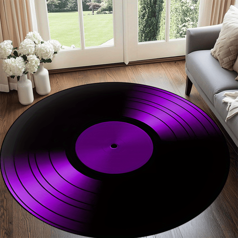 Commercial Vinyl Printing Machine - سجادة دائرية بتصميم أسطوانة فينيل متدرجة