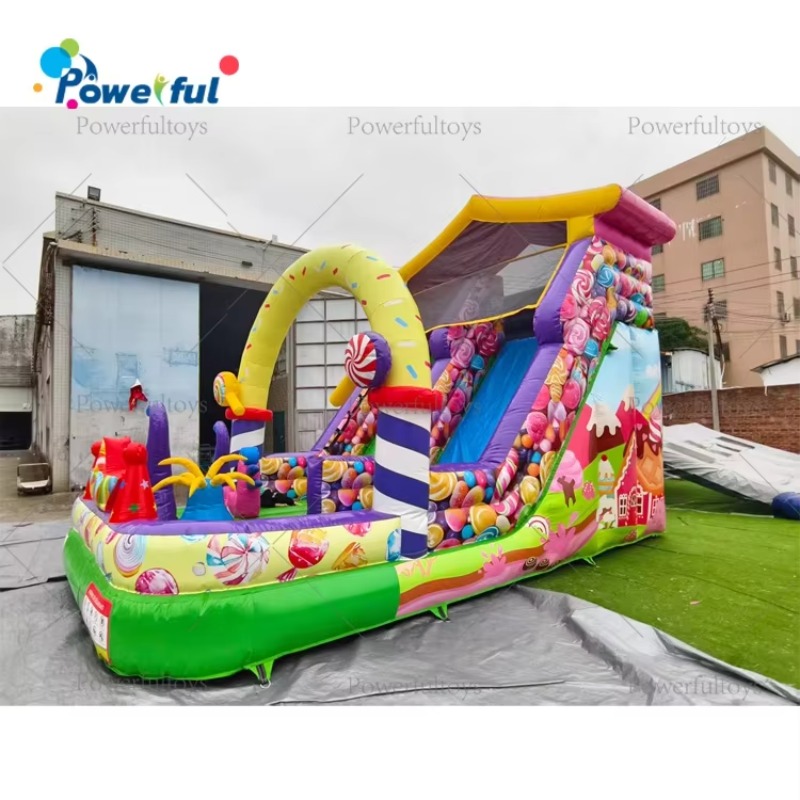 قلعة نطاطية قابلة للنفخ جديدة  - مراجعة Commercial Fabric Printing وسعره
