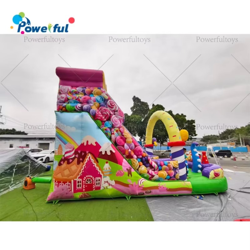 قلعة نطاطية قابلة للنفخ جديدة  - مراجعة Commercial Fabric Printing وسعره