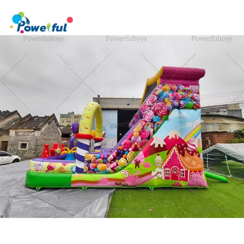 قلعة نطاطية قابلة للنفخ جديدة  - مراجعة Commercial Fabric Printing وسعره