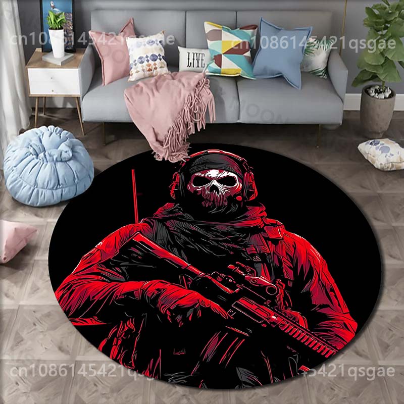 سجادة دائرية مطبوعة بصورة جندي - مراجعة Commercial Printing Images وسعره