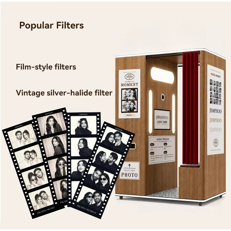 كشك تصوير سيلفي مخصص بتصميم عت - مراجعة Commercial Photo Printing Kiosk وسعره