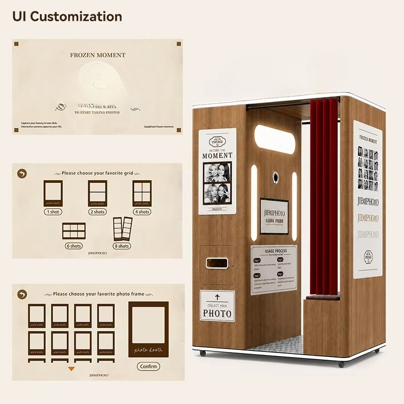 كشك تصوير سيلفي مخصص بتصميم عت - مراجعة Commercial Photo Printing Kiosk وسعره