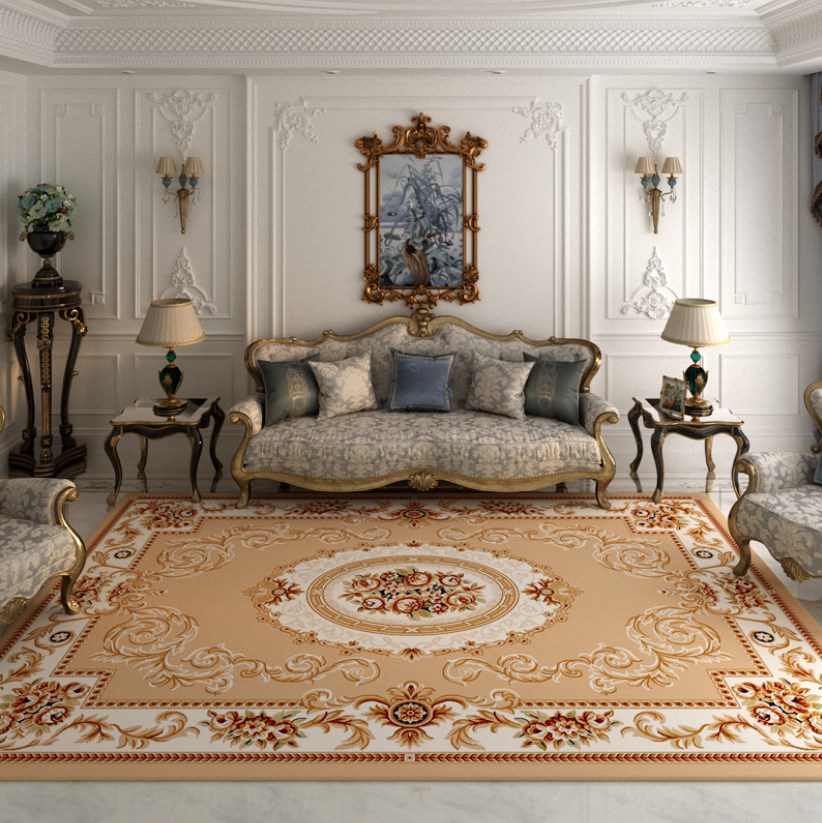 سجاد أوروبي مطبوع بنقوش زهرية  - مراجعة Commercial Fabric Printing وسعره