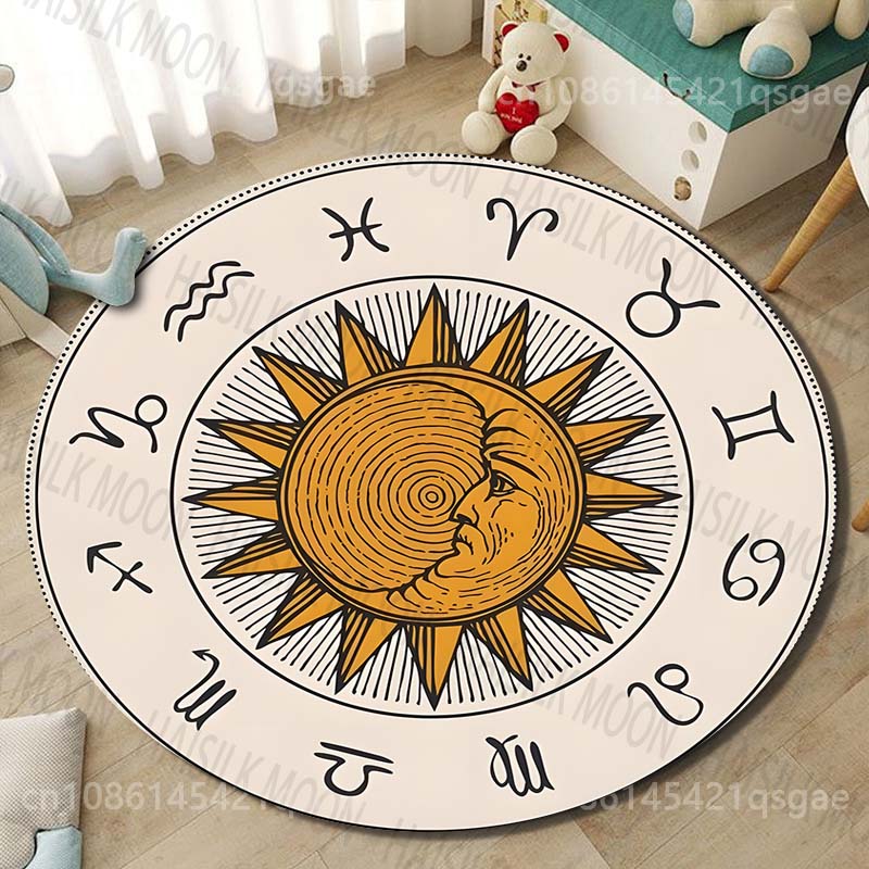 سجادة دائرية مطبوعة عليها علام - مراجعة Commercial Printing Images وسعره