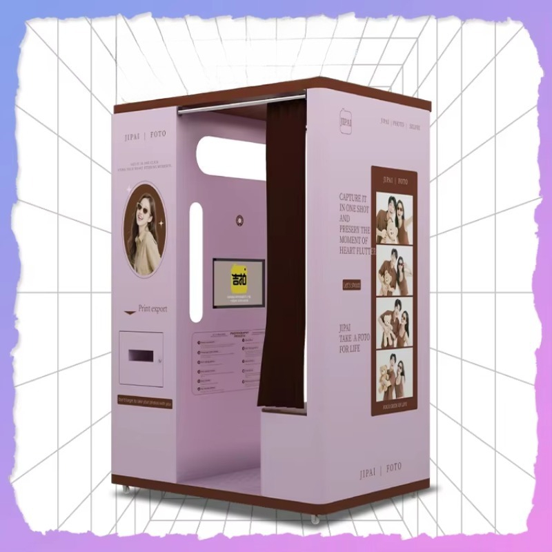 كشك تصوير سيلفي مخصص مع طباعة  - مراجعة Commercial Photo Printing Kiosk وسعره