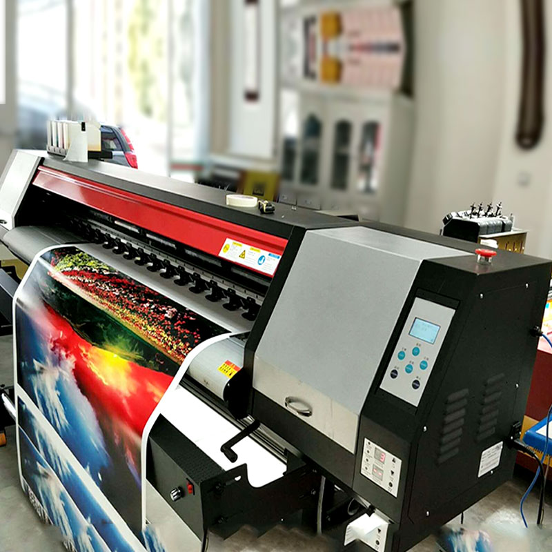 طابعة إيكو سولفنت 1.8 متر Xp60 - مراجعة Commercial Vinyl Printing Machine وسعره