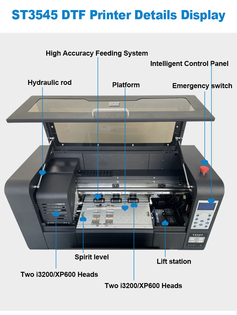 طابعة DTF عريضة الحجم 30 سم مع - مراجعة Commercial Dtf Printing Machine وسعره