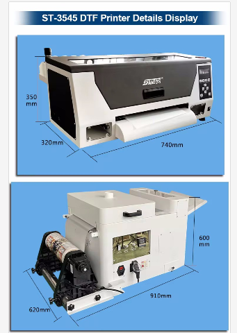 طابعة DTF مكتبية A3 برأس طباعة - مراجعة Commercial Dtf Printing Machine وسعره
