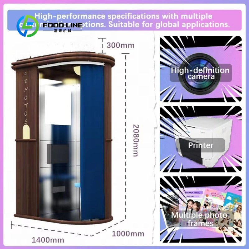كشك تصوير مغلق مخصص بتصميم نور - مراجعة Commercial Photo Printing Kiosk وسعره