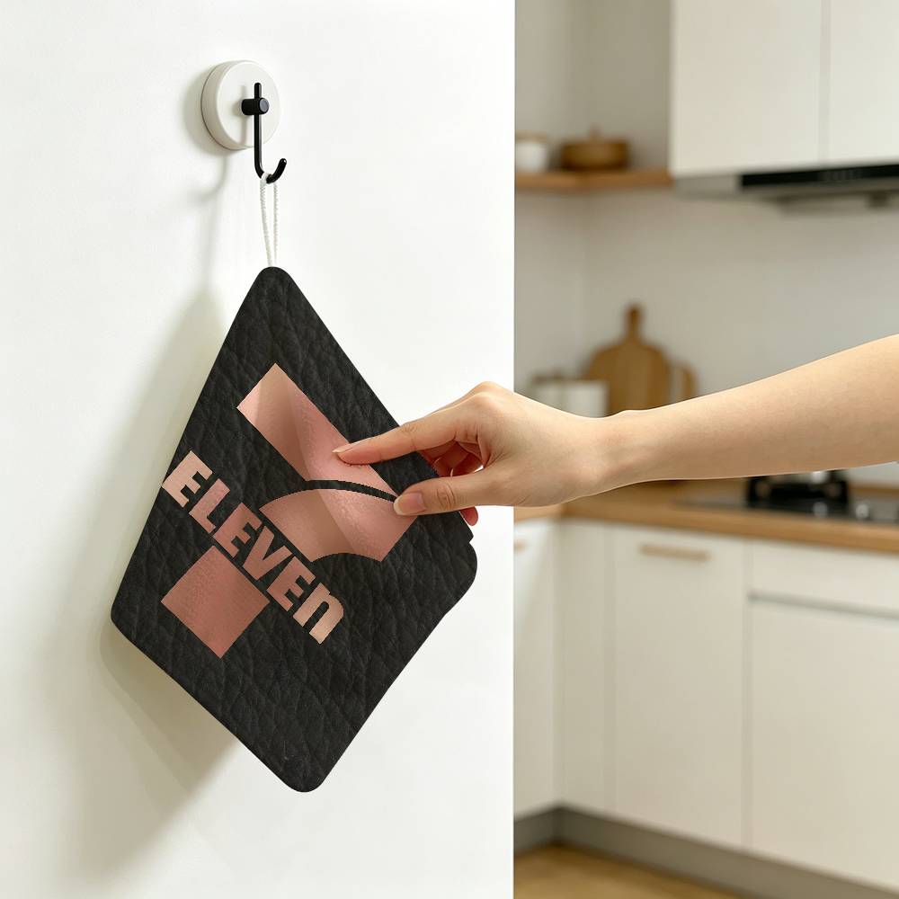 منشفة يد أنيقة بشعار 7-E-ELEVE - مراجعة Commercial Printing Logo وسعره