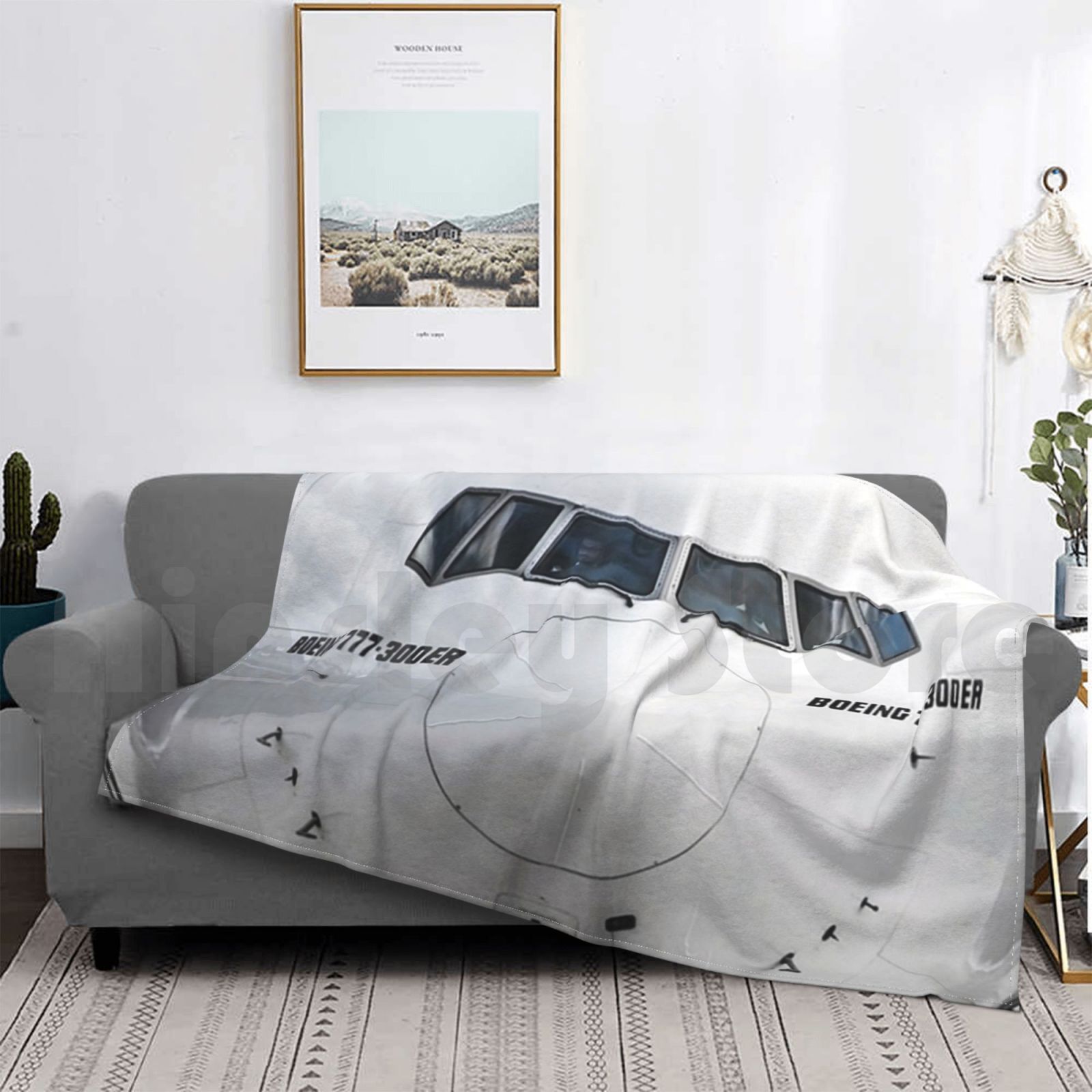 بوينغ 777 بطانية عرض الأنف أزي - مراجعة Commercial Fabric Printing وسعره